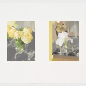 Antonio López "Díptico Rosas  invierno y Lirio blanco"