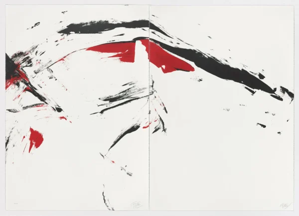 Luis Feito "Sin título  II (díptico)"